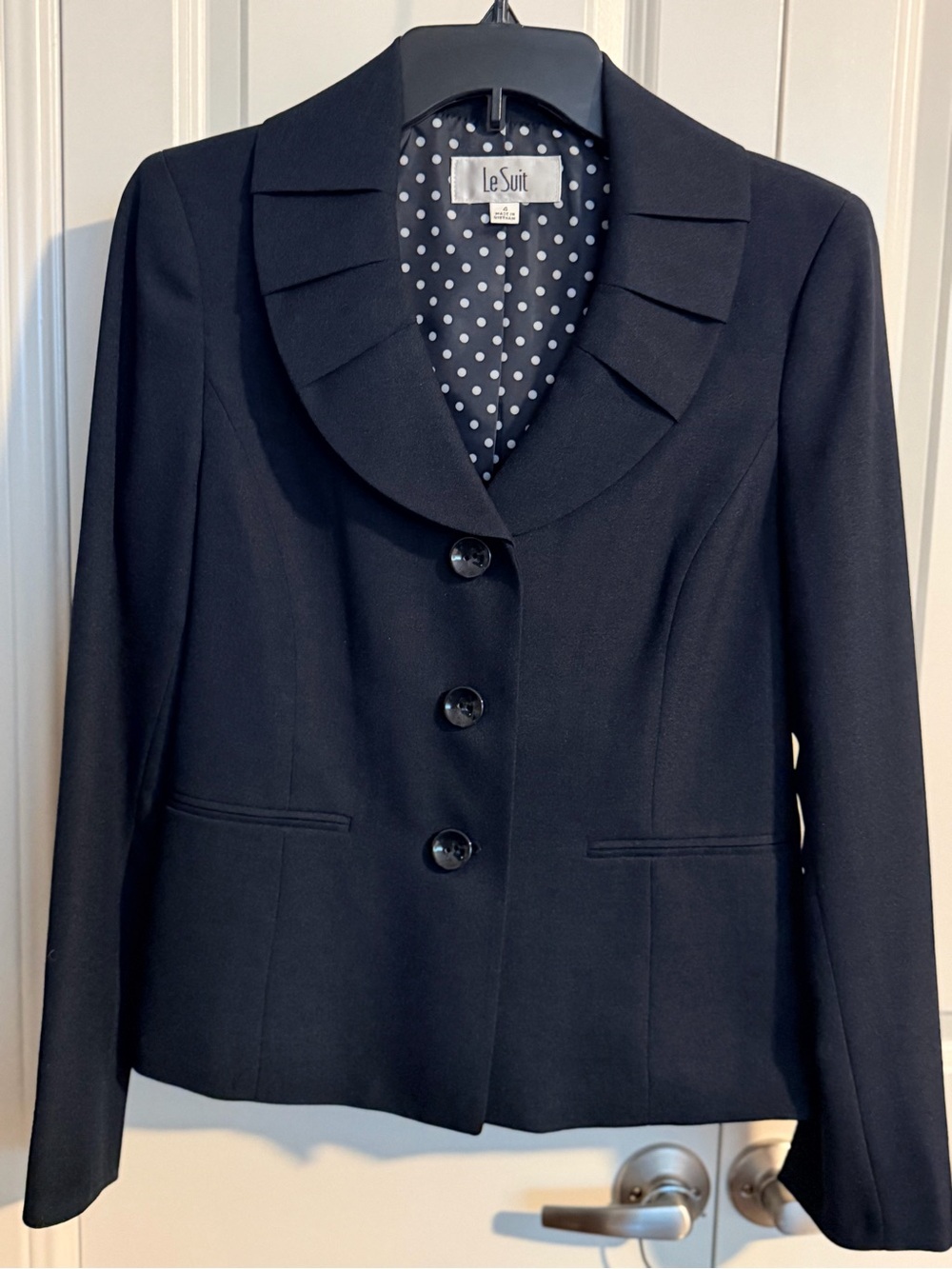 Le Suit BlueWomen's Two-Piece Blazer and Pencil Skirt